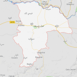 (Balkh Districts Maps) دبلخ ولایت او ولسوالیو نقشه